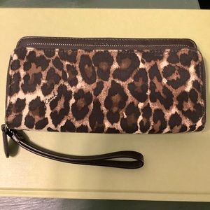 Coach Leopard Print Wallet